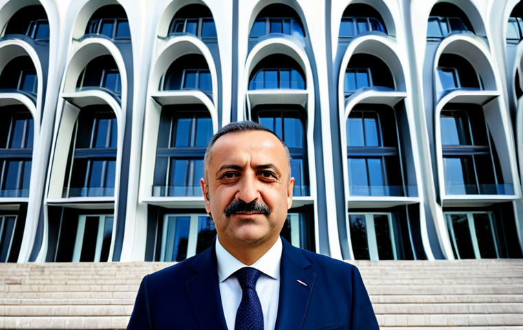 문제해결 중심 포지셔닝과 고객 참여 증대 방법 - **Prompt:** A successful Turkish architect, fully clothed in a modern and stylish suit, standing in ...
